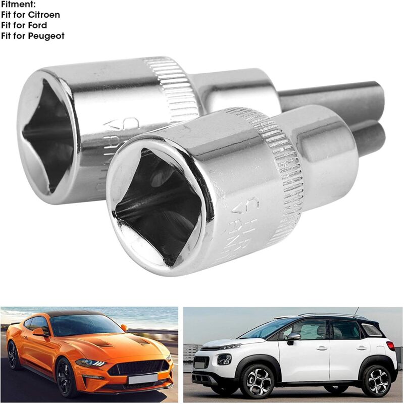 2 pcs 1/2 Inch Square Drive Strut Nut Hub Clamp Spreader Remover Tool Fit For Citroen V1188-MS-227-1071