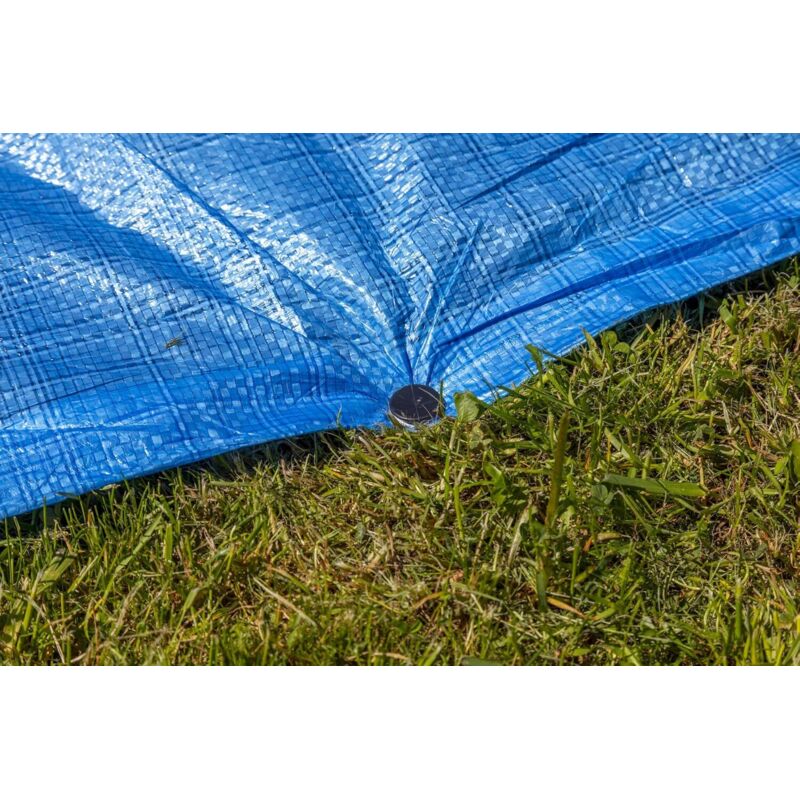 Pack Of 100 Ground Stakes For Fixing Weed Control Fabric Or Mole Control Netting Black V1188-MS-227-1076