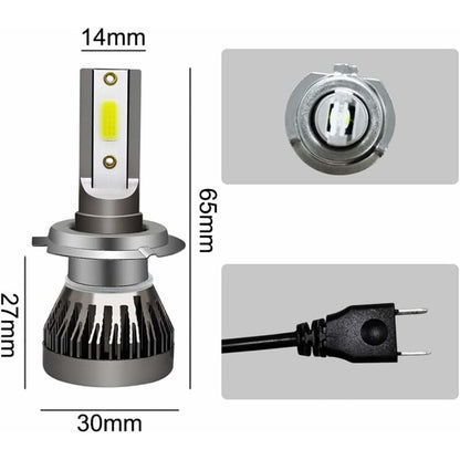 H7 Car Headlight Mini LED Lamp Bulbs Car Headlight Kit 6000K LED Lamp 2 pcs V1188-MS-227-1093