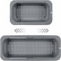 Expandable Sink Strainer - Food Grade Pp Material - Effective Drainage Holes - Quick Drying Rack For Dishes - V1188-MS-227-1098