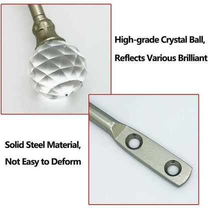 Curtain Tiebacks Wall Hooks U Metal Curtain Tiebacks, Metallic Curtain 2 Pack (Silver) V1188-MS-227-1115