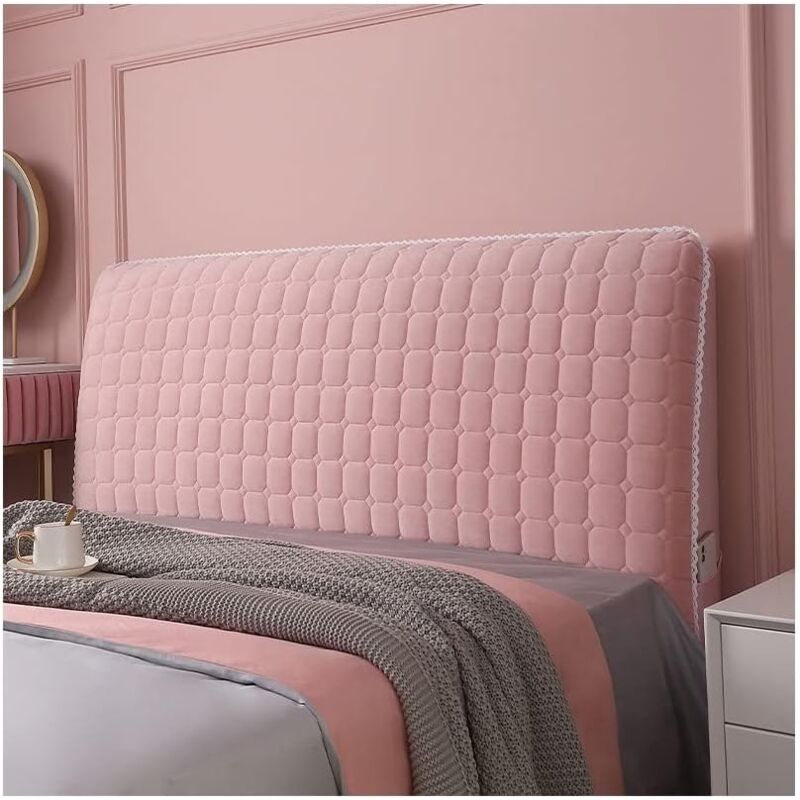 Headboard Cover 160Cm, Headboard Cover Protector With Stretch Side, Washable Dustproof Headboard Cover V1188-MS-227-1121