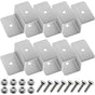 Solar Panel Mounting Bracket Kit Z Type With Nuts And Bolts 1 Hole V1188-MS-227-1128