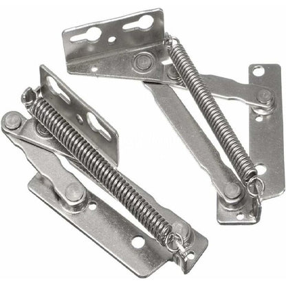 80 Degree Cabinet Hinge Full Hinge Lid Furniture Base Spring Hinge, 1 Pair V1188-MS-227-1134