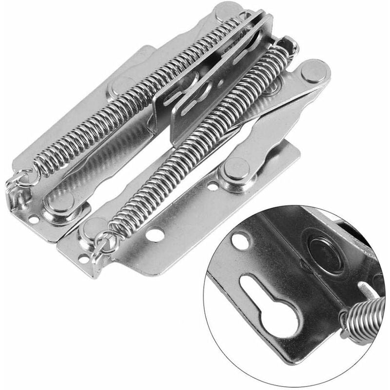 80 Degree Cabinet Hinge Full Hinge Lid Furniture Base Spring Hinge, 1 Pair V1188-MS-227-1134