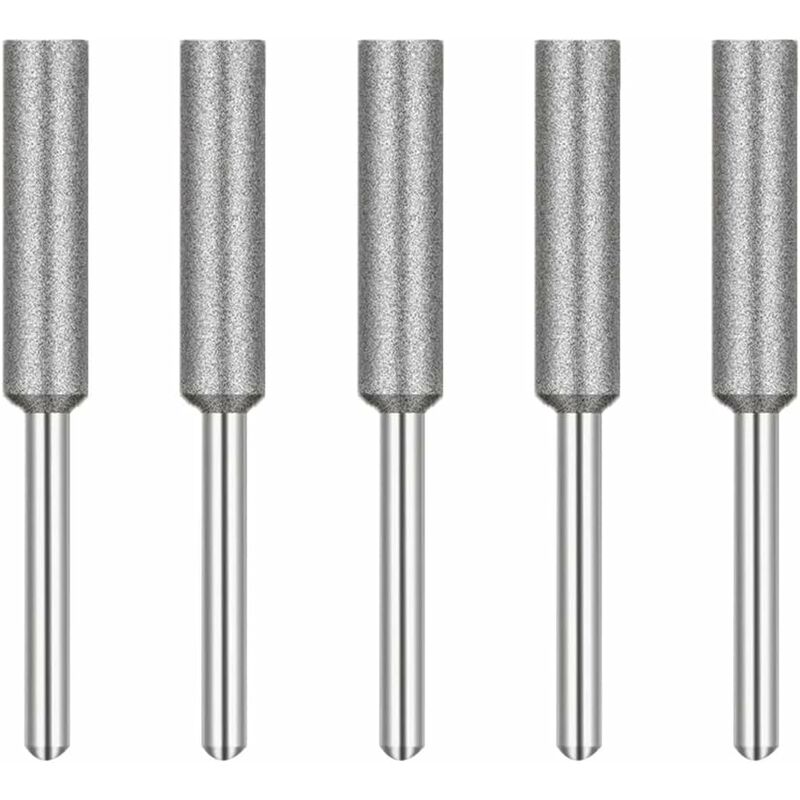 Diamond Chainsaw Sharpener Grinding Heads, 4Mm Chainsaw Grinding Stone, For Chainsaw Sharpener, 5 pcs V1188-MS-227-1136
