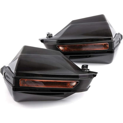Motorcycle Hand Guard Handle Shield Motorbike Motocross Scooter Windproof Handlebar Protective Gear - Black V1188-MS-227-1147
