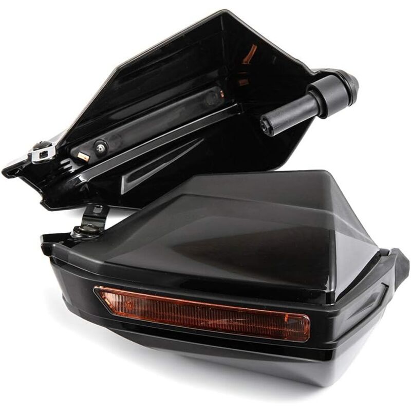 Motorcycle Hand Guard Handle Shield Motorbike Motocross Scooter Windproof Handlebar Protective Gear - Black V1188-MS-227-1147