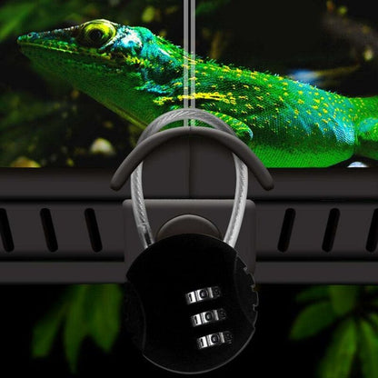 Security Padlock, Combination Lock Code Lock Travel Lock With Steel Cable 3 Digit Luggage Lock For Suitcases V1188-MS-227-1152