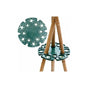 6 Pack Bamboo Stakes Supports For Climbing Plants, Tomato Plants, Cucumbers, Clematis V1188-MS-227-1157