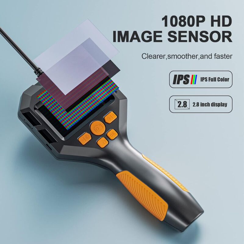 Industrial Endoscope 1080P Hd Digital Inspection Camera With 8Mm Ip68 Waterproof Camera, Channel Camera With V1188-MS-227-1165