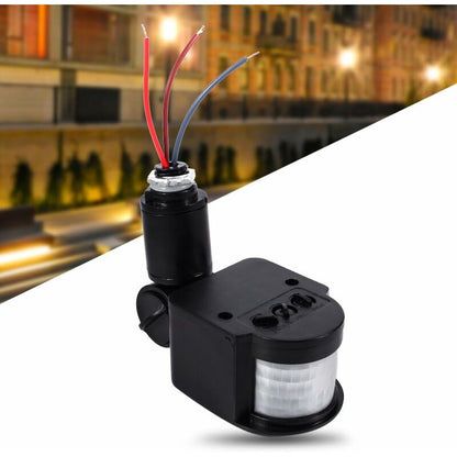 Outdoor LED Motion Sensor Switch 90250V 180 Degree Security Infrared Pir Motion Sensor Detector Wall Light V1188-MS-227-1166