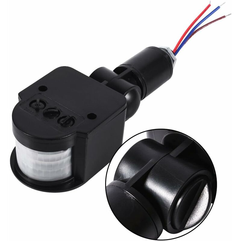Outdoor LED Motion Sensor Switch 90250V 180 Degree Security Infrared Pir Motion Sensor Detector Wall Light V1188-MS-227-1166