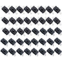 40 pcs Self-Locking Push Button Switch, Kan-28 Mini Flashlight Switch (20 pcs Flat Pin With Hole + 20 pcs V1188-MS-227-1168
