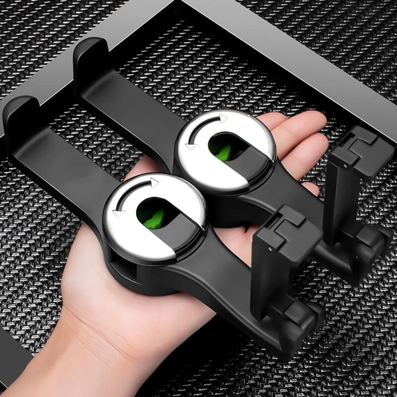 Car Headrest Hook, 2 In 1 Car Bag Holder With Phone Holder, Universal Car Interior Accessory Bag Holder, V1188-MS-227-1171