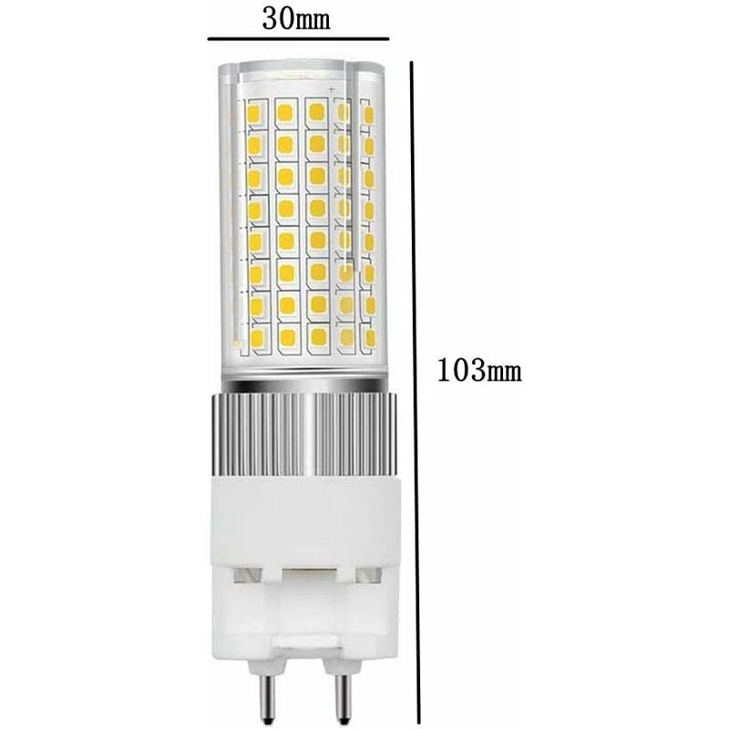 G12 LED Bulb G12 16W Dual Needle Base Bulb Light, Metal Halide Bulb G12 Bulb Equivalent (Warm White) V1188-MS-227-1173