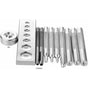 11-Piece Leathercraft Tool Set - For Setting Rivets And Snap Fasteners, Drilling Holes And Punching. For V1188-MS-227-1175