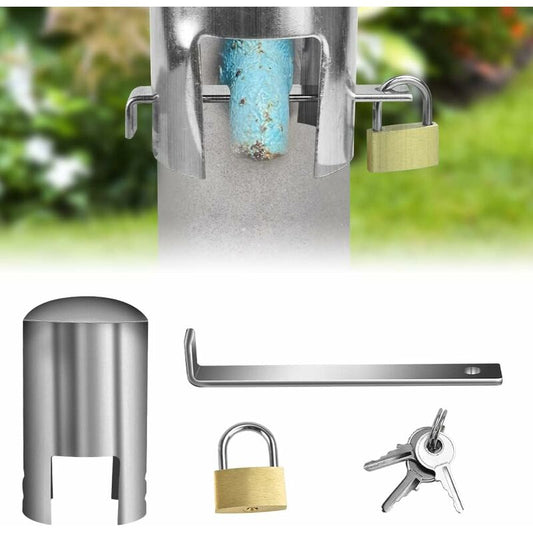 Insulated Garden Hose And Home Enclosure And Covers - Water Saving, Outdoor Faucet Lock, Faucet Lock System - V1188-MS-227-1176