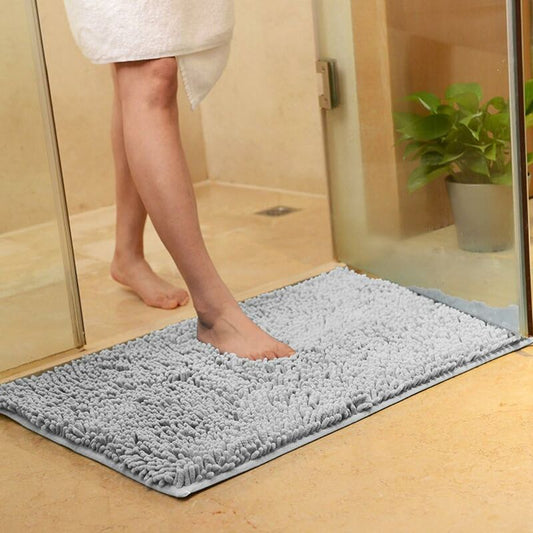 Soft Shag Bath Mat Kitchen Rug Door Mats Doormats Non-Slip Strip Absorbent Doormat Bath Shower Mat Shaggy Rug V1188-MS-227-1187