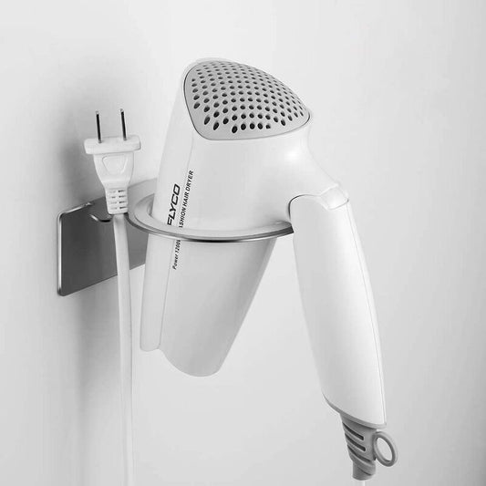 Hair Dryer Holder With Traceless Adhesive, Stainless Steel V1188-MS-227-1190