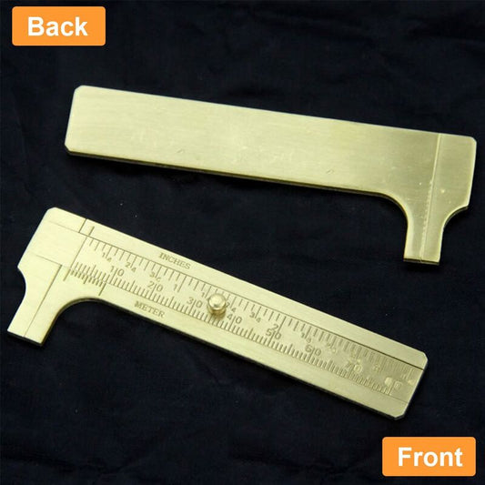 Vernier Caliper,Mini Vernier Caliper,Brass Vernier Caliper,Double Scale Vernier Caliper,For Precision Outside V1188-MS-227-1194