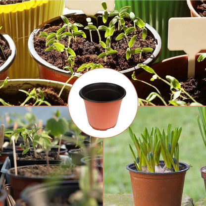 100 pcs 10Cm(Diameter) Soft Plastic Seed Pot Seedling Pot Seedling Pot V1188-MS-227-1195