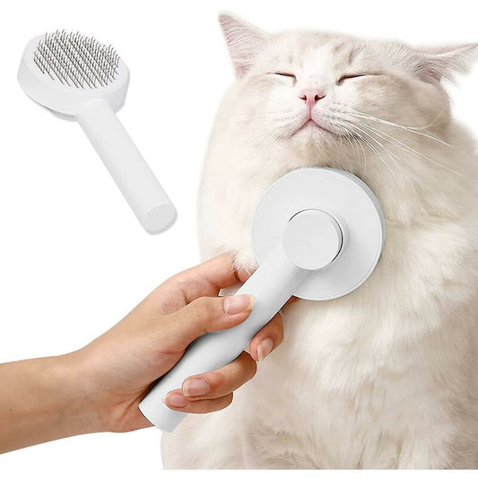 Cat Brush, Self-Cleaning Cat Brush, Pet Hair Brush, Dog And Cat Brush Grooming Comb For Anti-Hair Brush For V1188-MS-227-1198