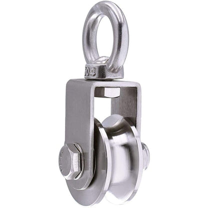 304 Stainless Steel ROpe Pulley Block, Max Load 200Kg V1188-MS-227-1199