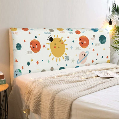 Headboard Covers, Stretch Printing Dustproof Bed Headboard Cover Dustproof Protector For Headboard, Modern V1188-MS-227-1202