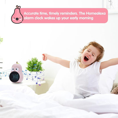 Kids Alarm Clock Light Cute Bulb Creative Bedside Lamp Night Light Programmable Snooze Wake Up Alarm Clock V1188-MS-227-1212