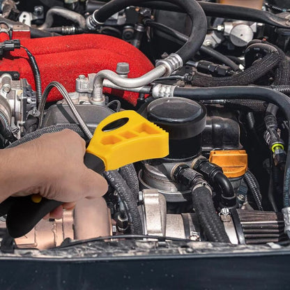 Rubber Strap Wrench Set, Upgrade 2 Pieces Adjustable Oil Filter Wrench Reinforced Belt Jar Opener For Weak V1188-MS-227-1215
