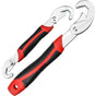 2 pcs Adjustable Wrench Set, Adjustable Wrench, Snap Grip Universal Wrench, Multifunctional Nut Wrench, V1188-MS-227-1216