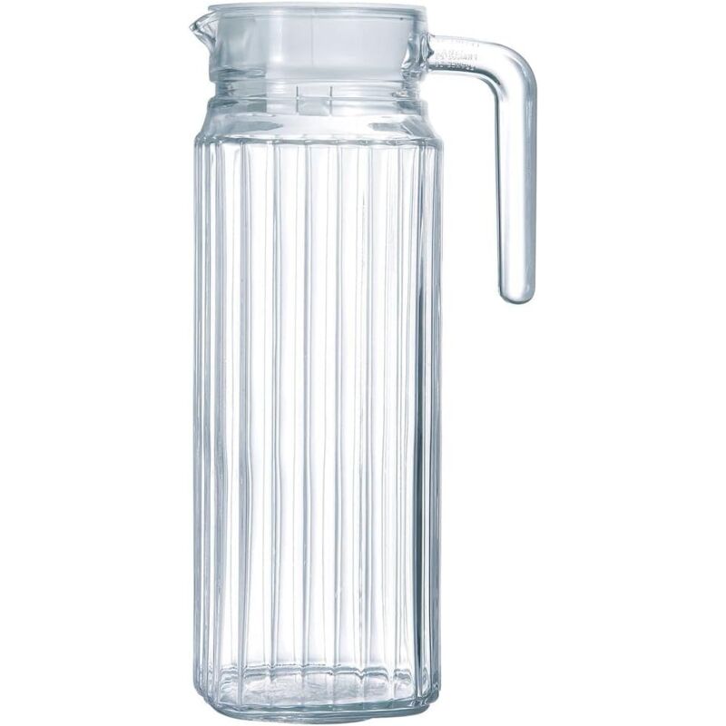 Arcoroc Quadro Frigo Pitcher With A Lid 110Cl, 1 Pitcher, White V1188-MS-227-1224