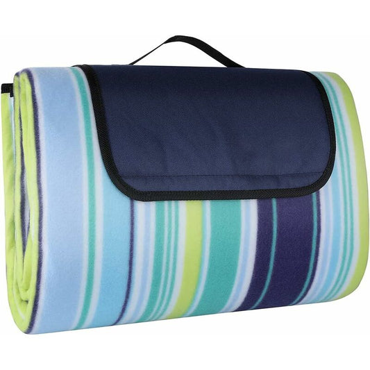 200 X 200 Cm Large Waterproof Sandproof Picnic Blanket, 3 Layer Beach Blanket With Carry Handle, Outdoor V1188-MS-227-1229