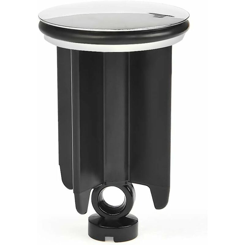 Ersandy Sink Plug 40Mm Height Adjustable For Bathroom, Universal Aluminum Alloy Sink Plug - Black V1188-MS-227-1231