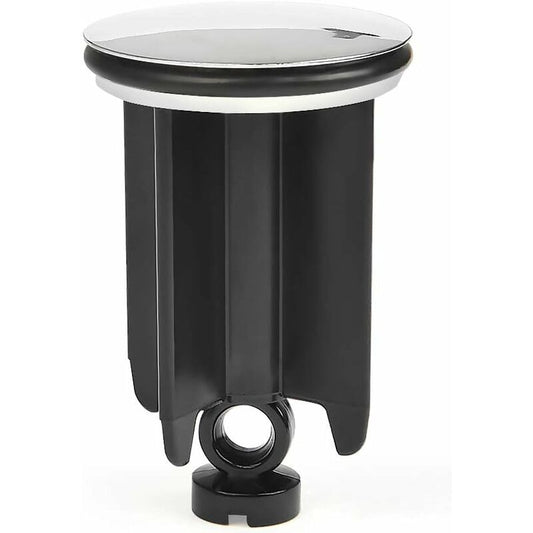 Ersandy Sink Plug 40Mm Height Adjustable For Bathroom, Universal Aluminum Alloy Sink Plug - Black V1188-MS-227-1231
