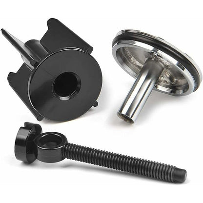 Ersandy Sink Plug 40Mm Height Adjustable For Bathroom, Universal Aluminum Alloy Sink Plug - Black V1188-MS-227-1231
