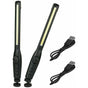 2 pcs Magnetic LED Work Light Super Bright Rechargeable Flashlight For Garage, Camping, Hiking, Car Repair, V1188-MS-227-1245