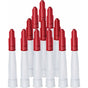 24 Pack Caulk Nozzle Caps, Includes 12 Pack White Caulk Nozzles And 12 Pack Red Caulk Nozzle Caps, Plastic V1188-MS-227-1250