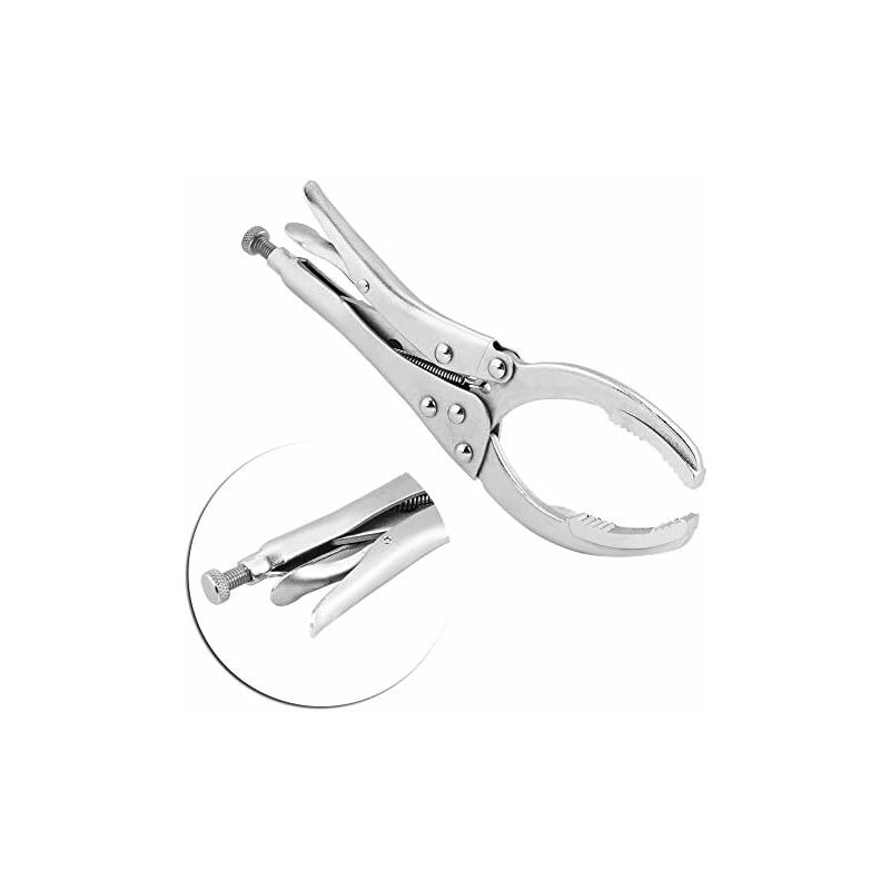10Inch Oil Filter Pliers, Adjustable Car Oil Filter Wrench Removal Tool V1188-MS-227-1253