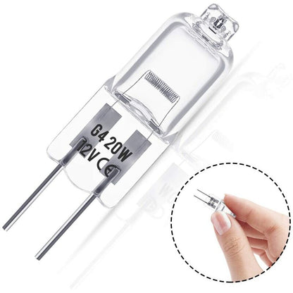 G4 Halogen Bulbs, 12V 20W Halogen Pin Base Lamp, Warm White 3000K, 350Lm, Dimmable, G4 Low Voltage Halogen V1188-MS-227-1256