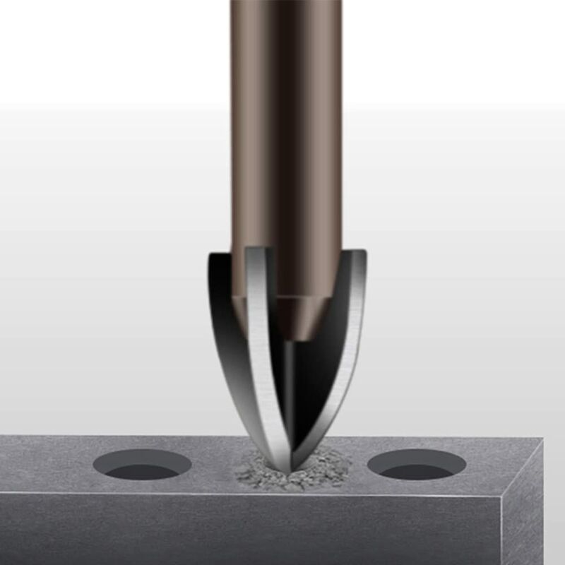 5 pcs Triangle Drill Bit Set, Carbide Tile Drill Bits, Efficient Universal Drilling Tool For Glass, Tile, V1188-MS-227-1258