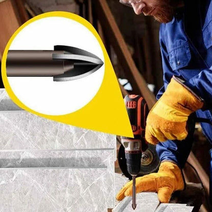 5 pcs Triangle Drill Bit Set, Carbide Tile Drill Bits, Efficient Universal Drilling Tool For Glass, Tile, V1188-MS-227-1258