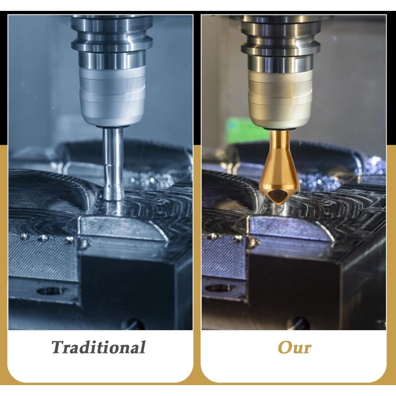 4 pcs Deburring Countersink Bit 90 degreesHss Titanium Coated Countersink Drill Bit Metal Chamfering Screw V1188-MS-227-1265
