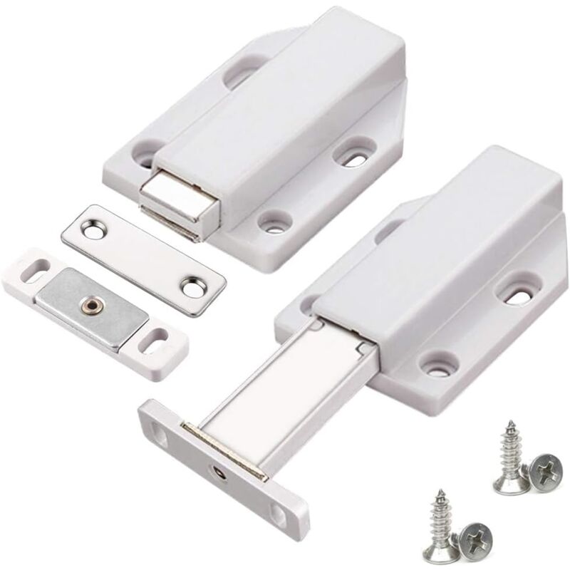 Push To Open 2 Pieces Push Open Push Door Cupboard Magnet Closure For Cabinet Drawer System Magnetic Latch V1188-MS-227-1268