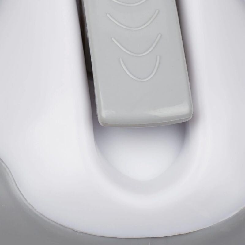 Suction Cup Handle, 2 pcs Set, Shower & Bath Grab Bar, 25 Kg, For Elderly, Wall, In White/Grey V1188-MS-227-1269