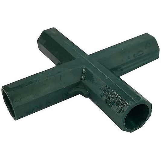 4 pcs 4 Way Garden Frame Corner Connector Pipe Connector Corner Connector For Greenhouse Furniture Frame V1188-MS-227-1274