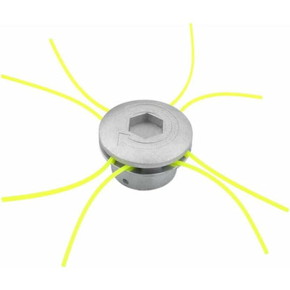 Universal Aluminum Brush Cutter Head Replacement Brush Cutter Heads String Set Lawn Trimmer Attachment Power V1188-MS-227-1281