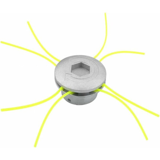 Universal Aluminum Brush Cutter Head Replacement Brush Cutter Heads String Set Lawn Trimmer Attachment Power V1188-MS-227-1281