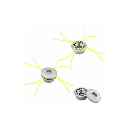Universal Aluminum Brush Cutter Head Replacement Brush Cutter Heads String Set Lawn Trimmer Attachment Power V1188-MS-227-1281